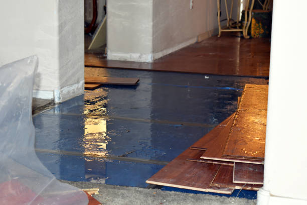Professional Burst Pipe Cleanup technician working in South Cle Elum, WA